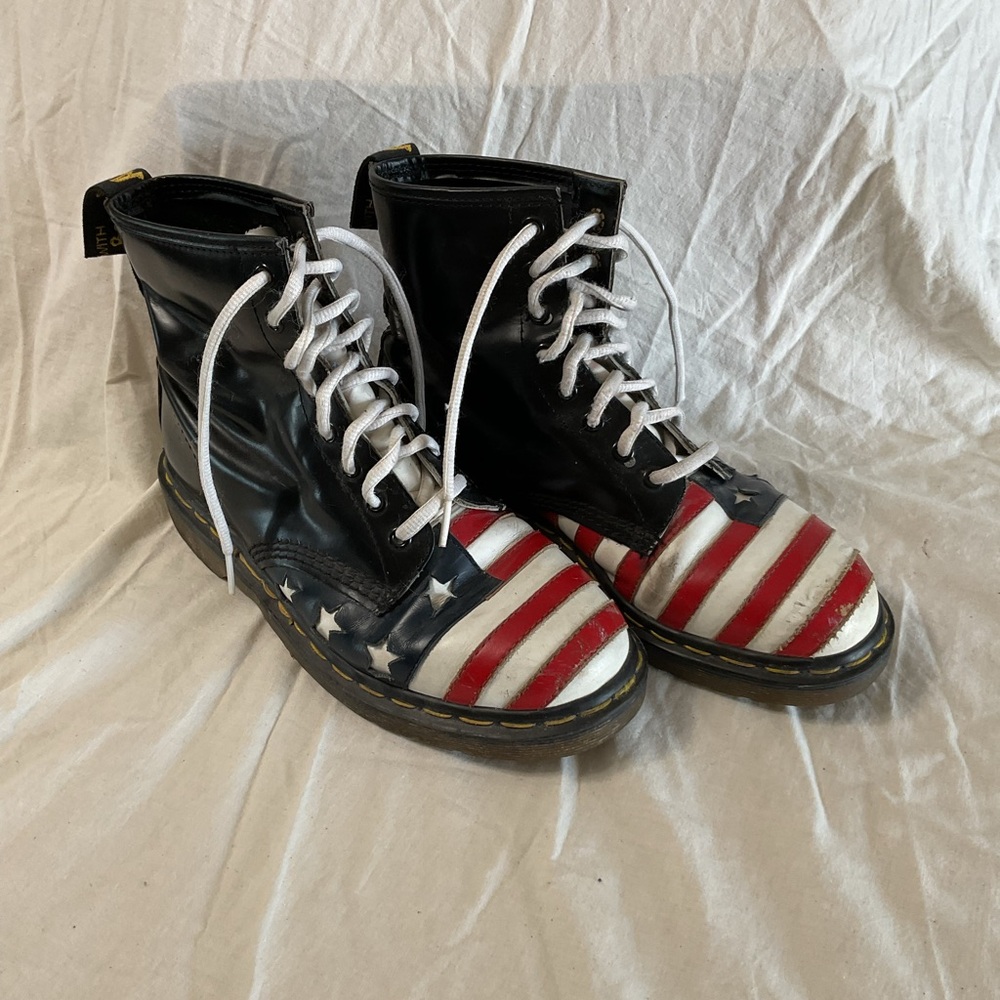 Dr. Martens American Flag Boots